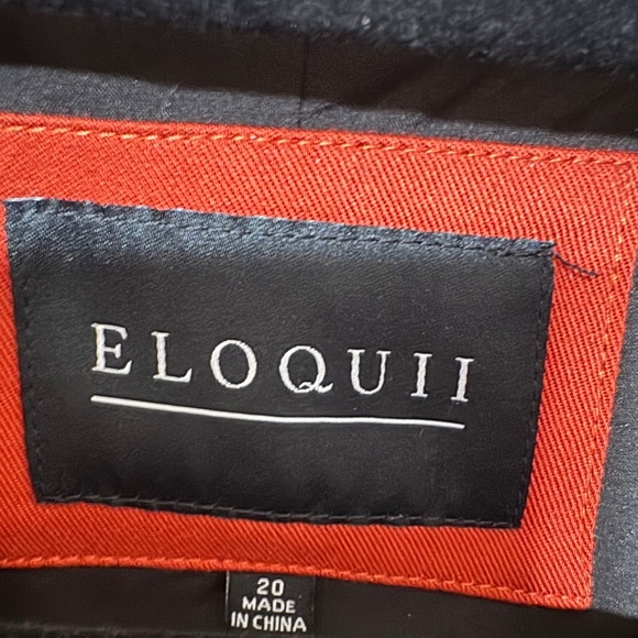 Eloquii Rust Cotton Blazer - Picture 2 of 2